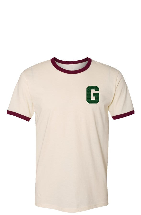 GRIPIT GOLF Vintage "G" Ringer T-Shirt