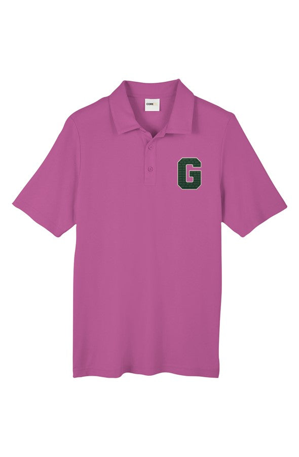 GRIPIT GOLF Mens Fusion ChromaSoft Pique Polo - Re