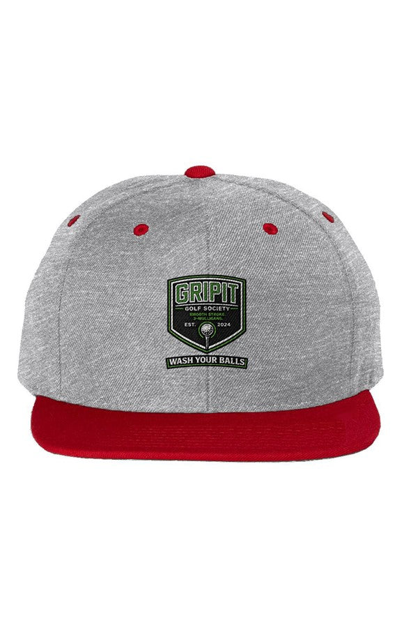 GRIPIT GOLF Premium Two-Tone Snapback -Wash Your B