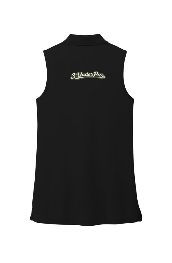 GRIPIT GOLF Womens UV Sleeveless Polo - Retro "G" 