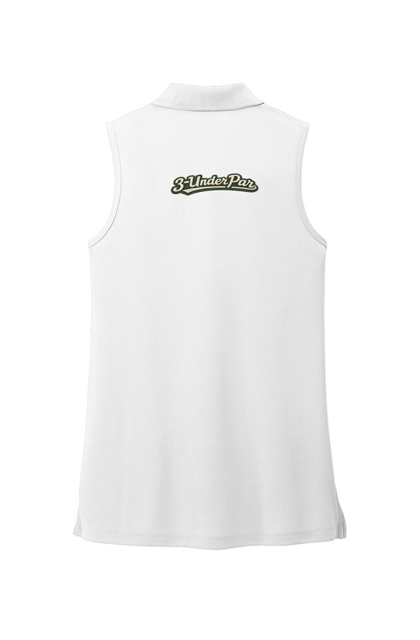 GRIPIT GOLF Womens UV Sleeveless Polo - Retro "G" 