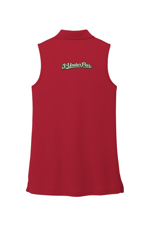 GRIPIT GOLF Womens UV Sleeveless Polo - Retro "G" 