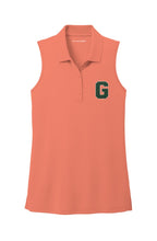 GRIPIT GOLF Womens UV Sleeveless Polo - Retro "G" 