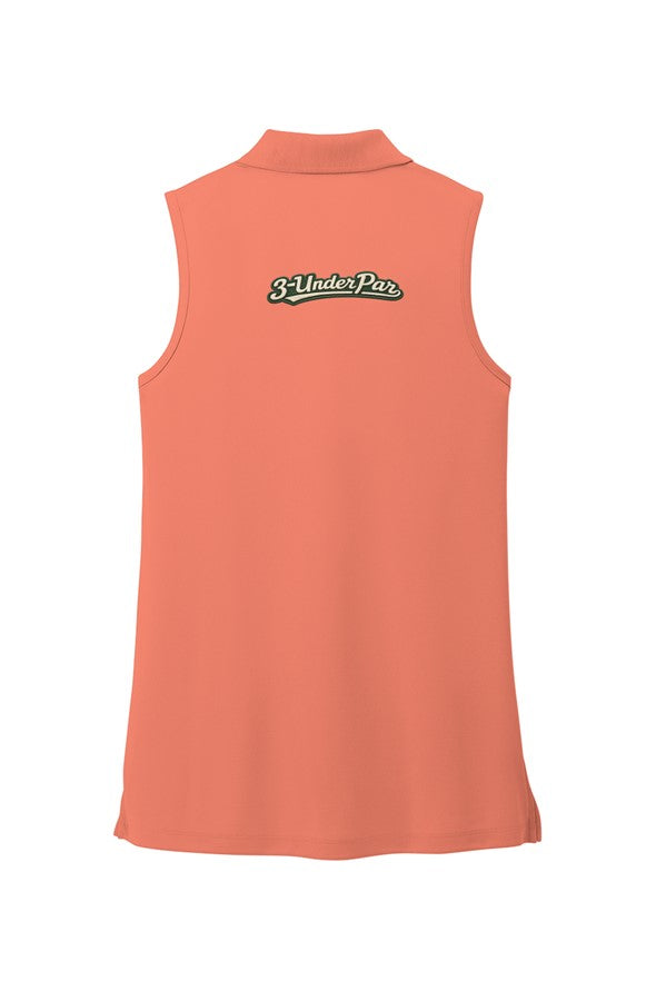 GRIPIT GOLF Womens UV Sleeveless Polo - Retro "G" 