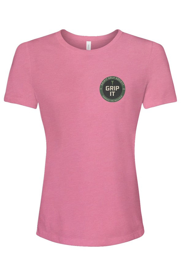 GRIPIT GOLF - Women’s Relaxed Fit Triblend Tee - N