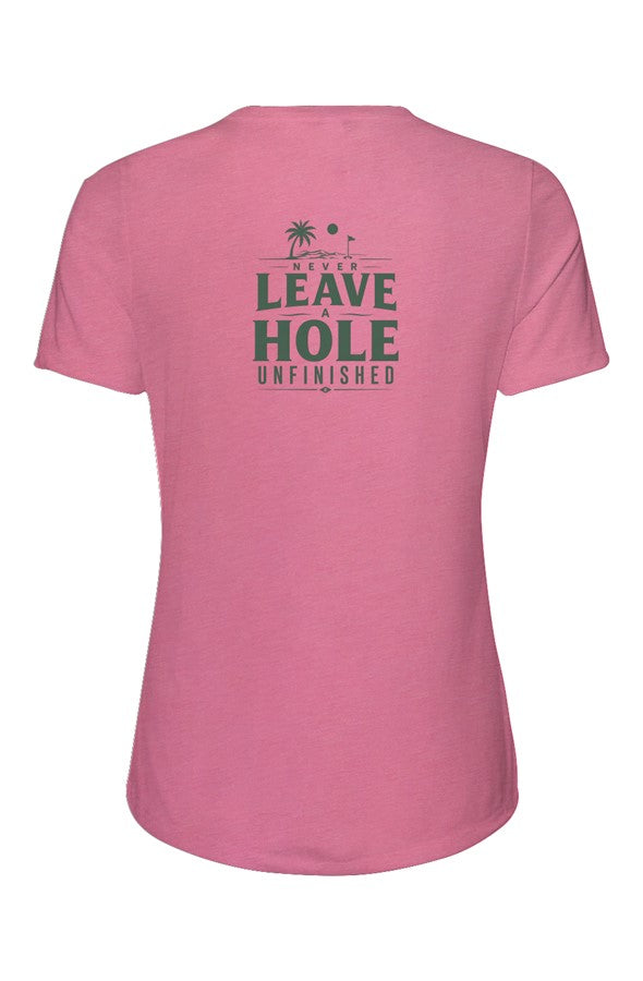 GRIPIT GOLF - Women’s Relaxed Fit Triblend Tee - N