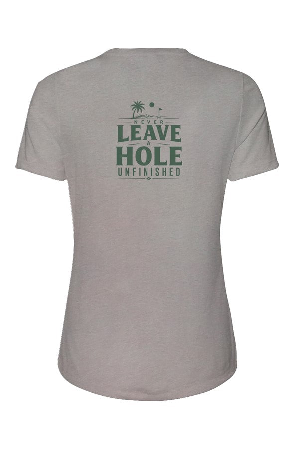 GRIPIT GOLF - Women’s Relaxed Fit Triblend Tee - N