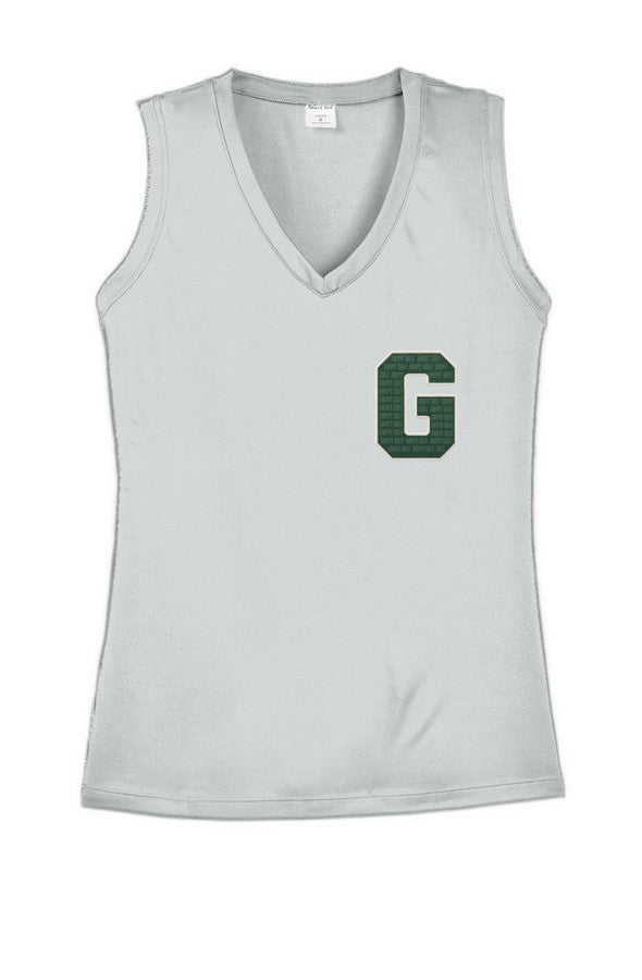GRIPIT GOLF Ladies Competitor V-Neck Tee - GOLF WI