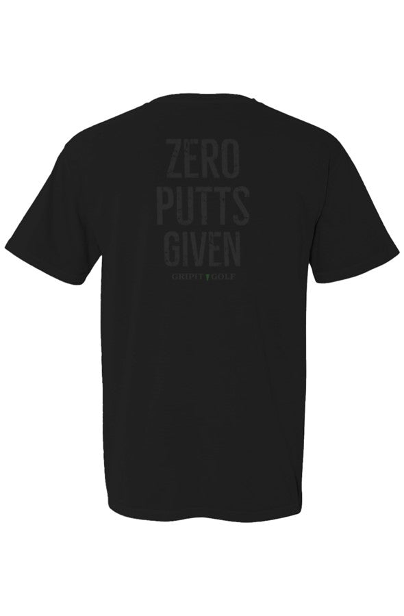 GRIPIT GOLF Vintage Washed ZERO PUTTS GIVEN Tee
