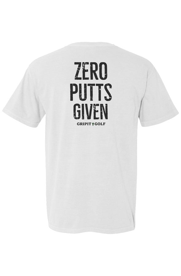 GRIPIT GOLF Vintage Washed ZERO PUTTS GIVEN Tee