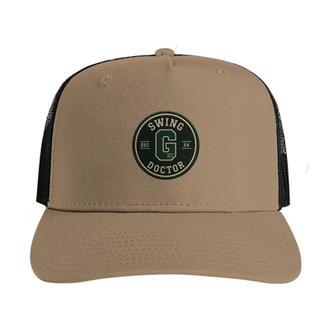 GRIPIT GOLF Retro Varsity - Premium Snapback Mesh - Swing Doctor