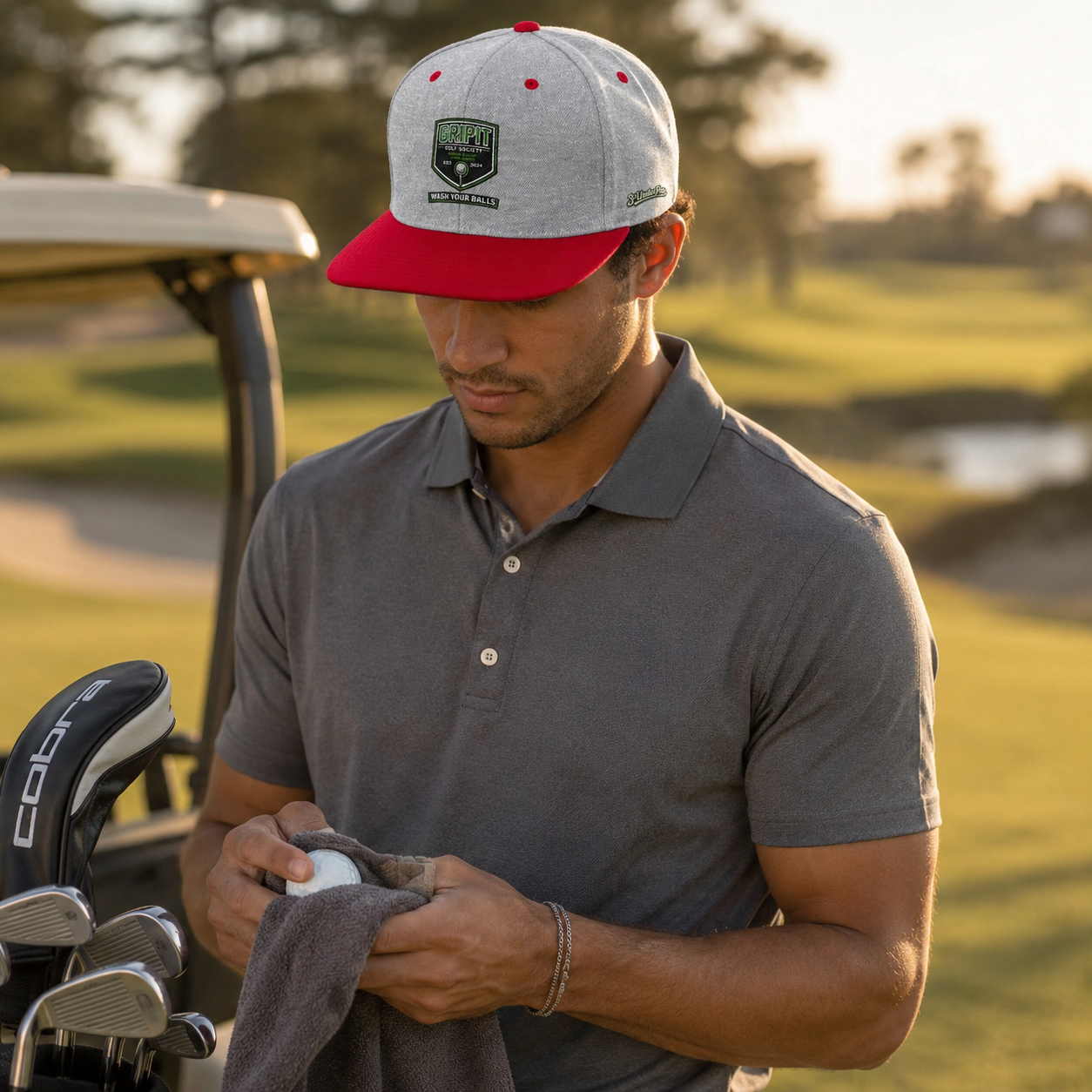 Premium Two-Tone Snapback -Wash Your Balls