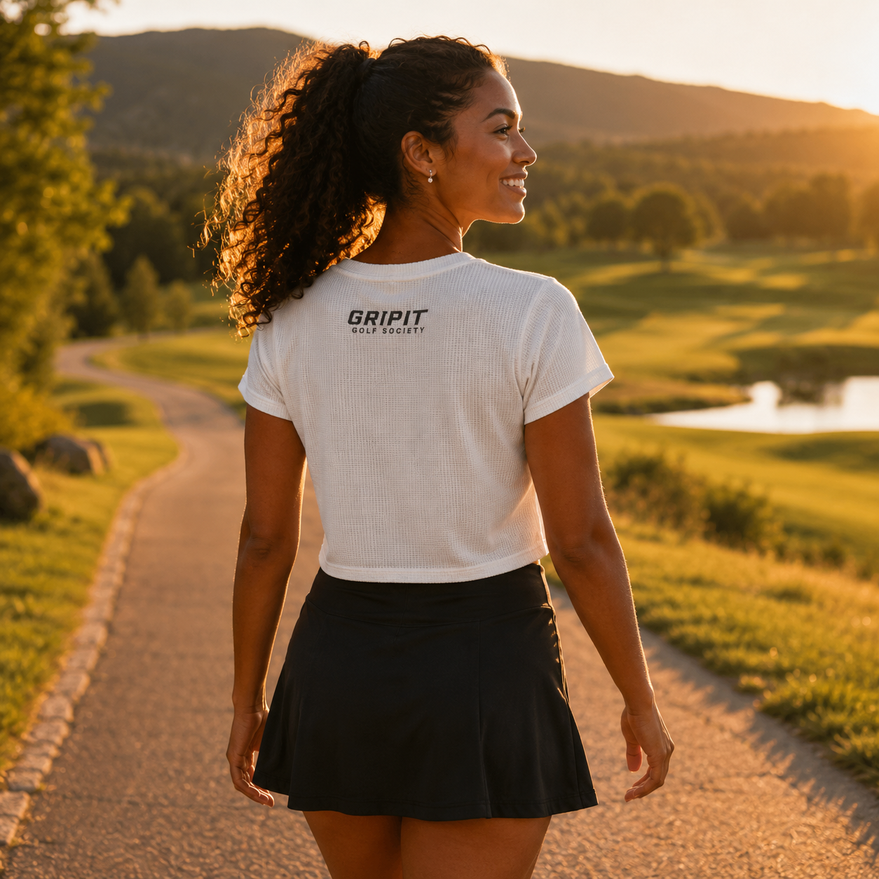 GRIPIT GOLF Zero Putts to Giive Ladies Draft Crop