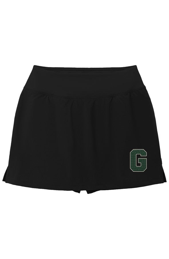 GRIPIT GOLF women's performance golf skort with Retro G logo