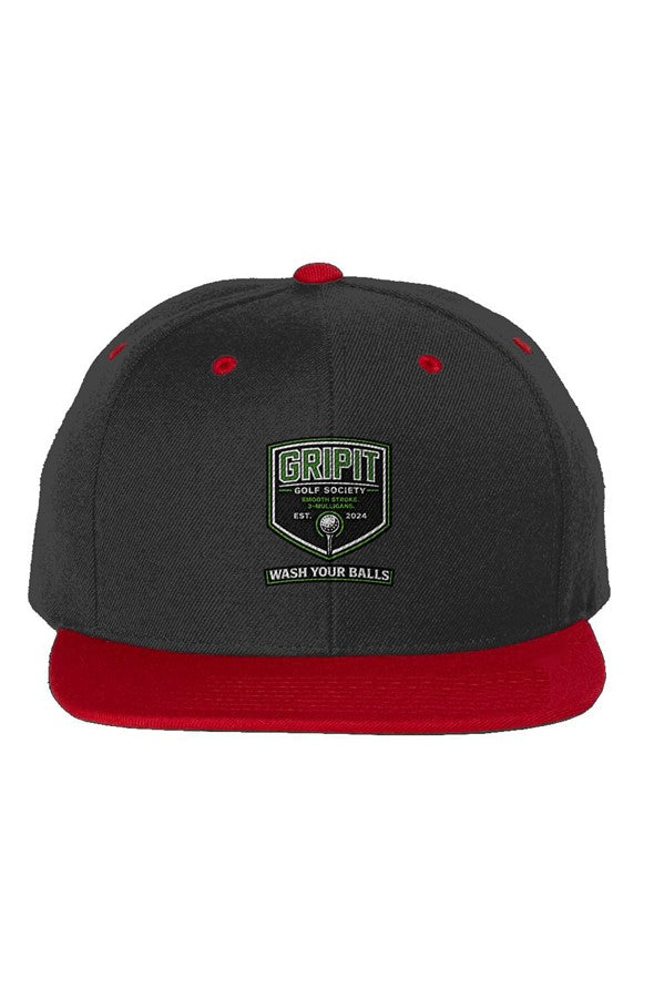 GRIPIT GOLF Premium Two-Tone Snapback -Wash Your Balls
